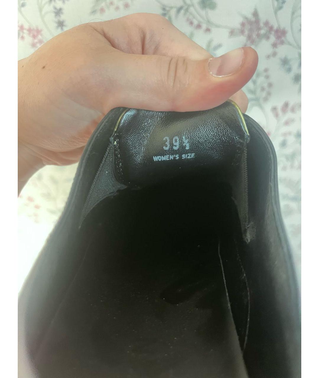 HOGAN Черные лоферы из лакированной кожи, фото 5