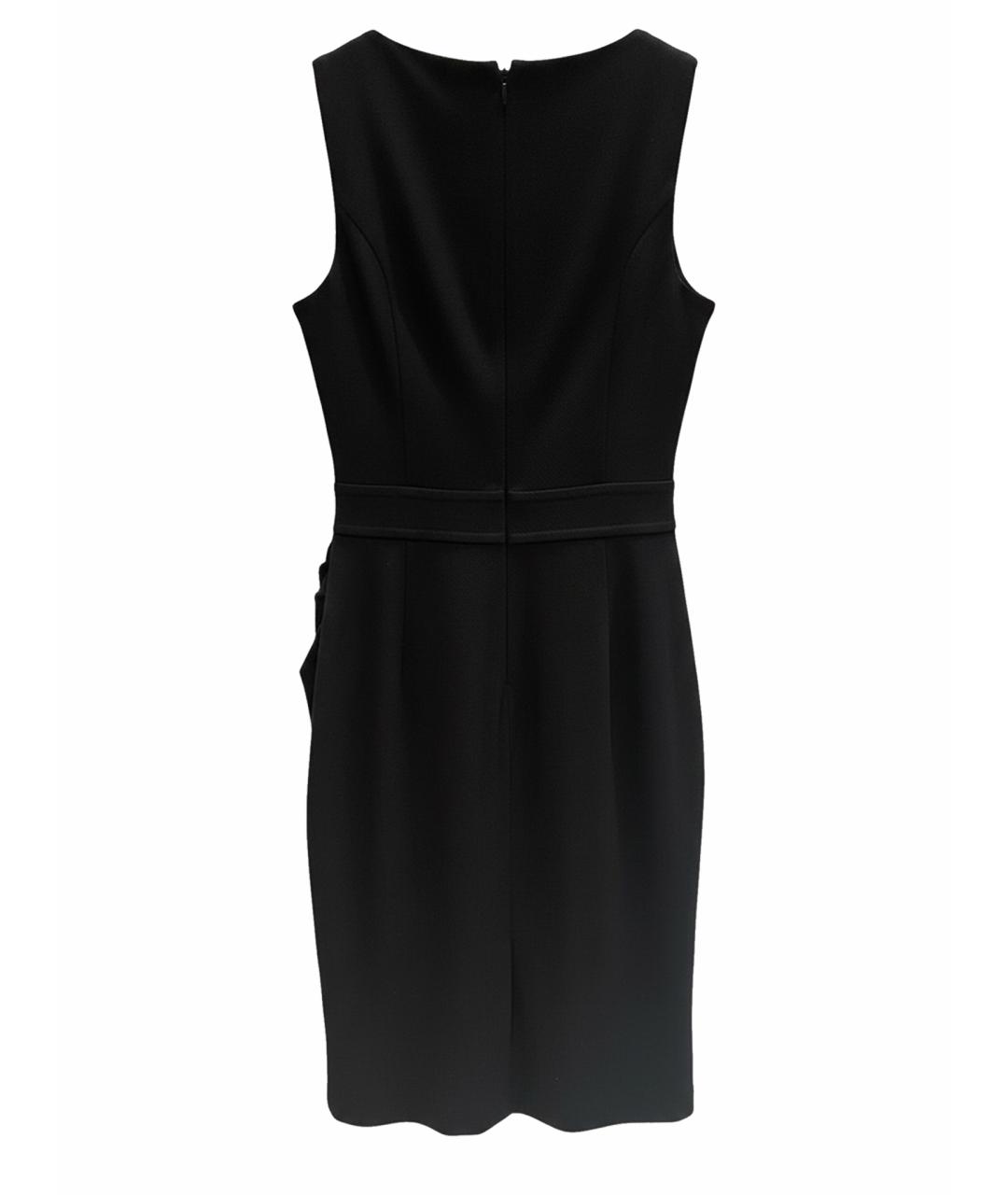 BALENCIAGA Черное вискозное коктейльное платье, фото 1