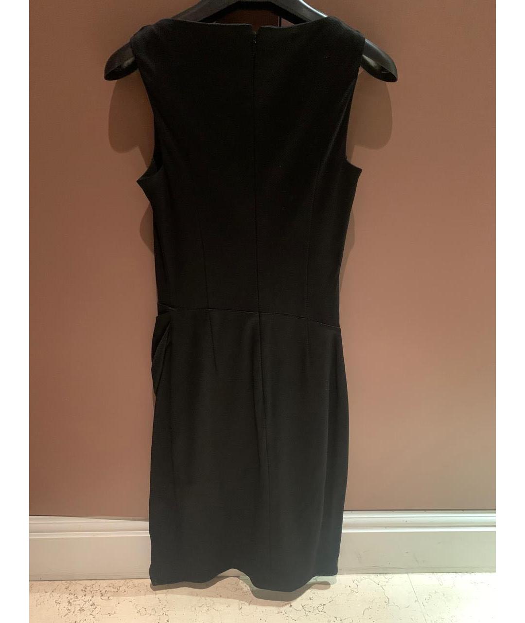 BALENCIAGA Черное вискозное коктейльное платье, фото 2