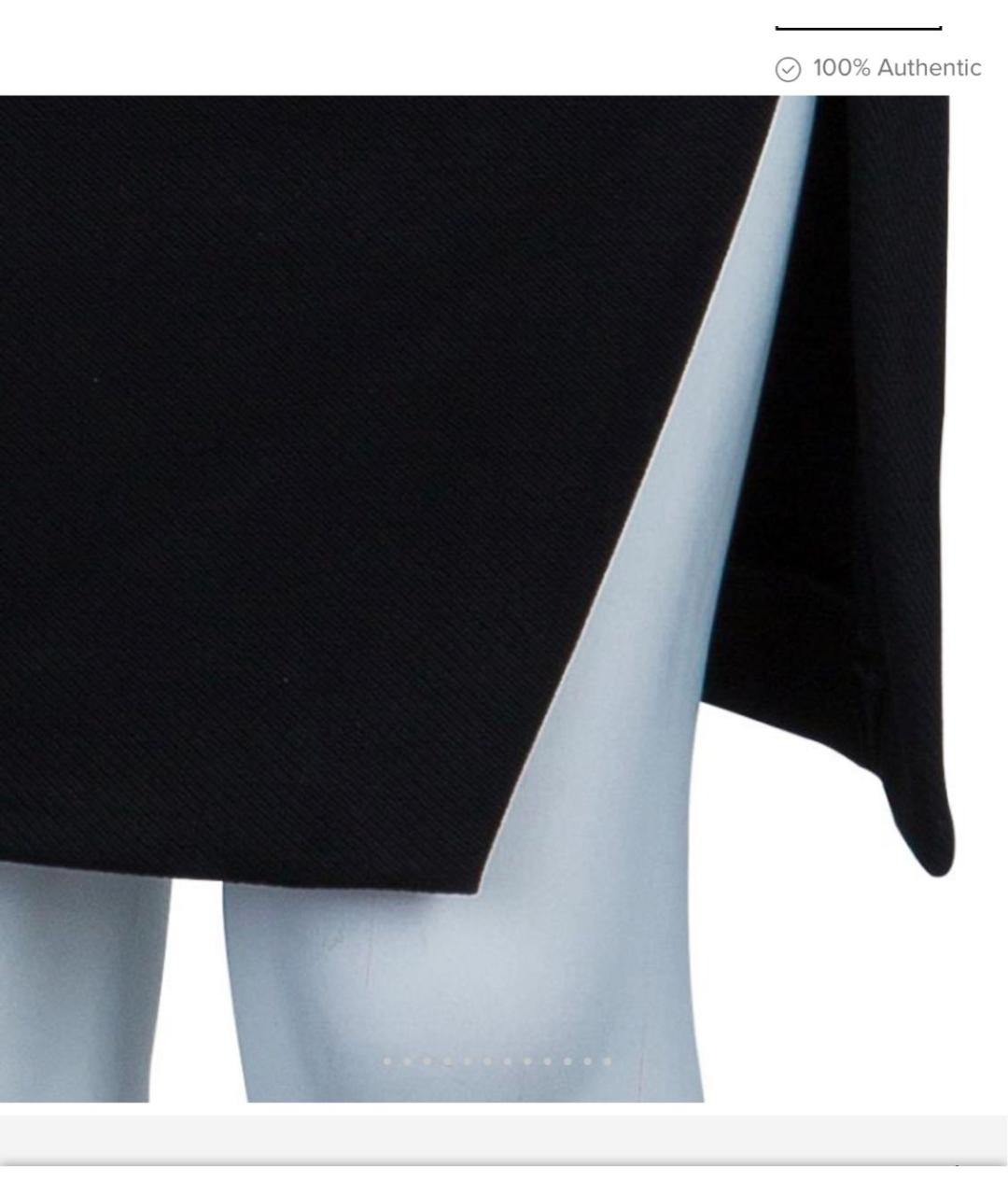 BALENCIAGA Черное вискозное коктейльное платье, фото 6