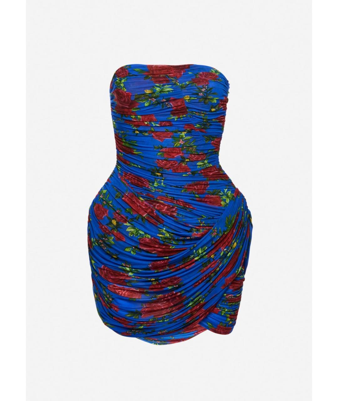 MAGDA BUTRYM Синее коктейльное платье, фото 7