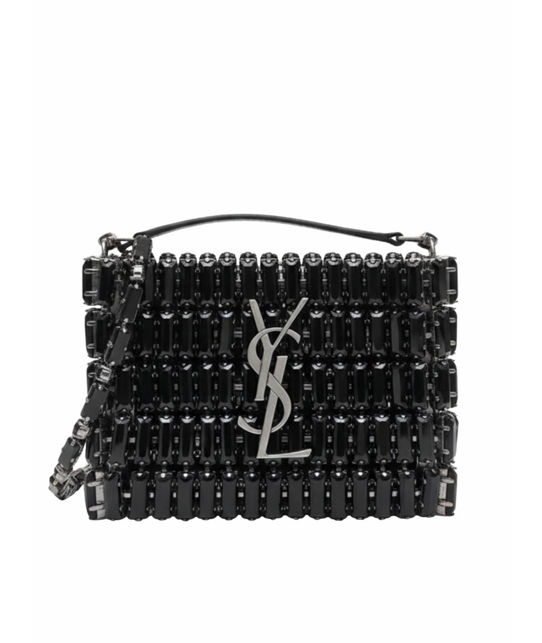 SAINT LAURENT Черная сумка с короткими ручками, фото 1