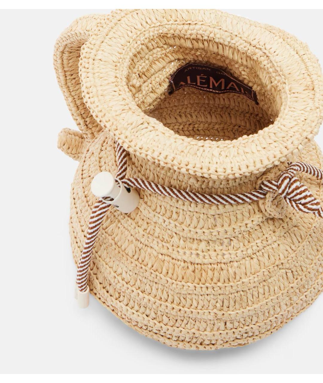 Alemais Бежевая пелетеная сумка через плечо, фото 3