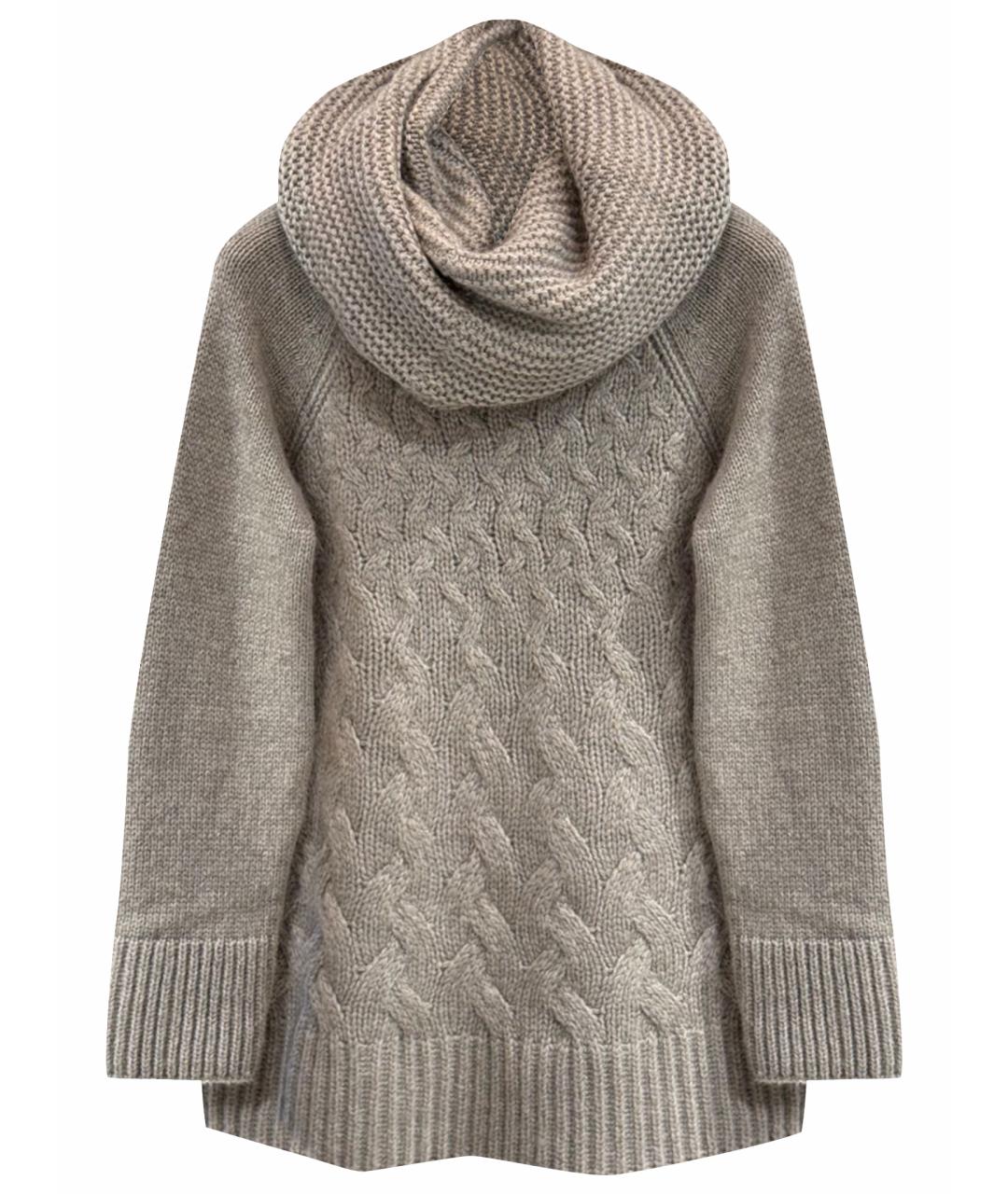 LORO PIANA Серый кашемировый джемпер / свитер, фото 1