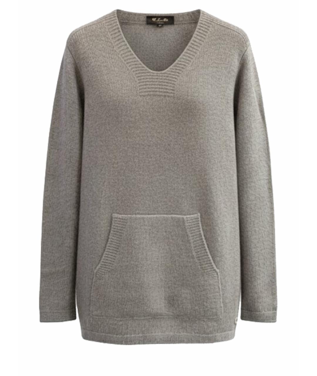 LORO PIANA Серый джемпер / свитер, фото 1