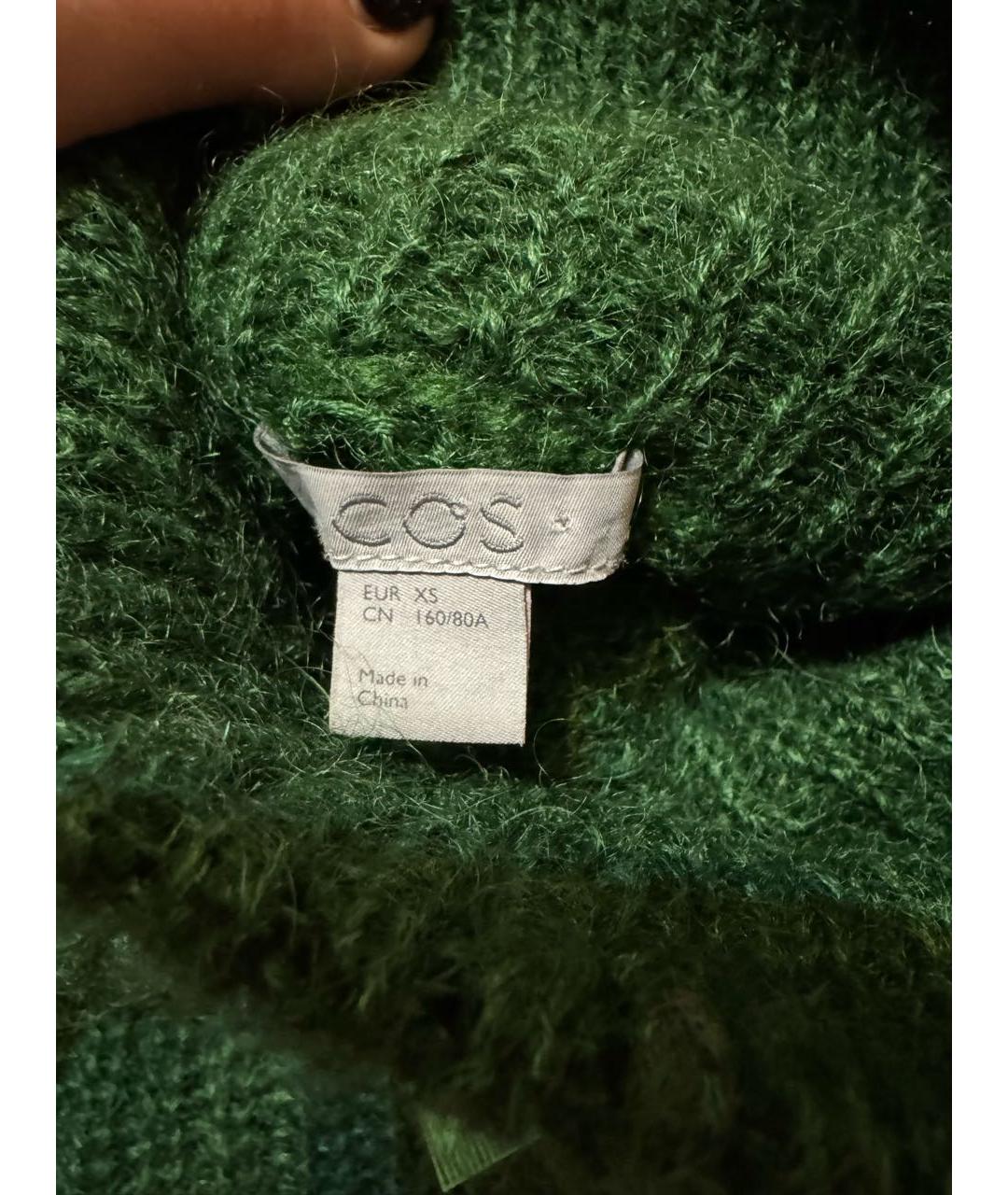 COS Зеленый шерстяной джемпер / свитер, фото 3
