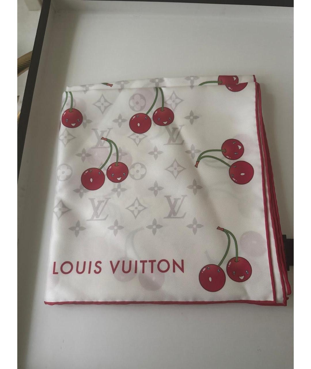 LOUIS VUITTON Мульти шелковый платок, фото 3