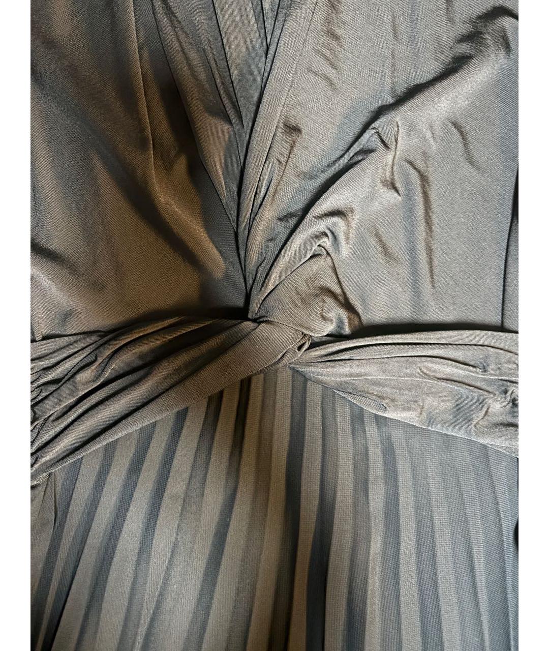 ARMANI EXCHANGE Темно-синее вискозное повседневное платье, фото 8