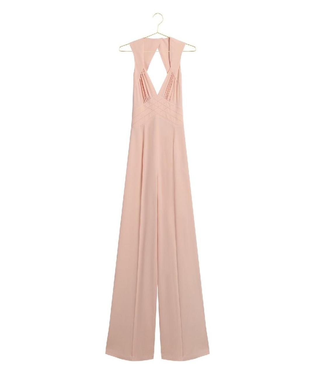 ERMANNO SCERVINO Коралловый ацетатный комбинезон, фото 5