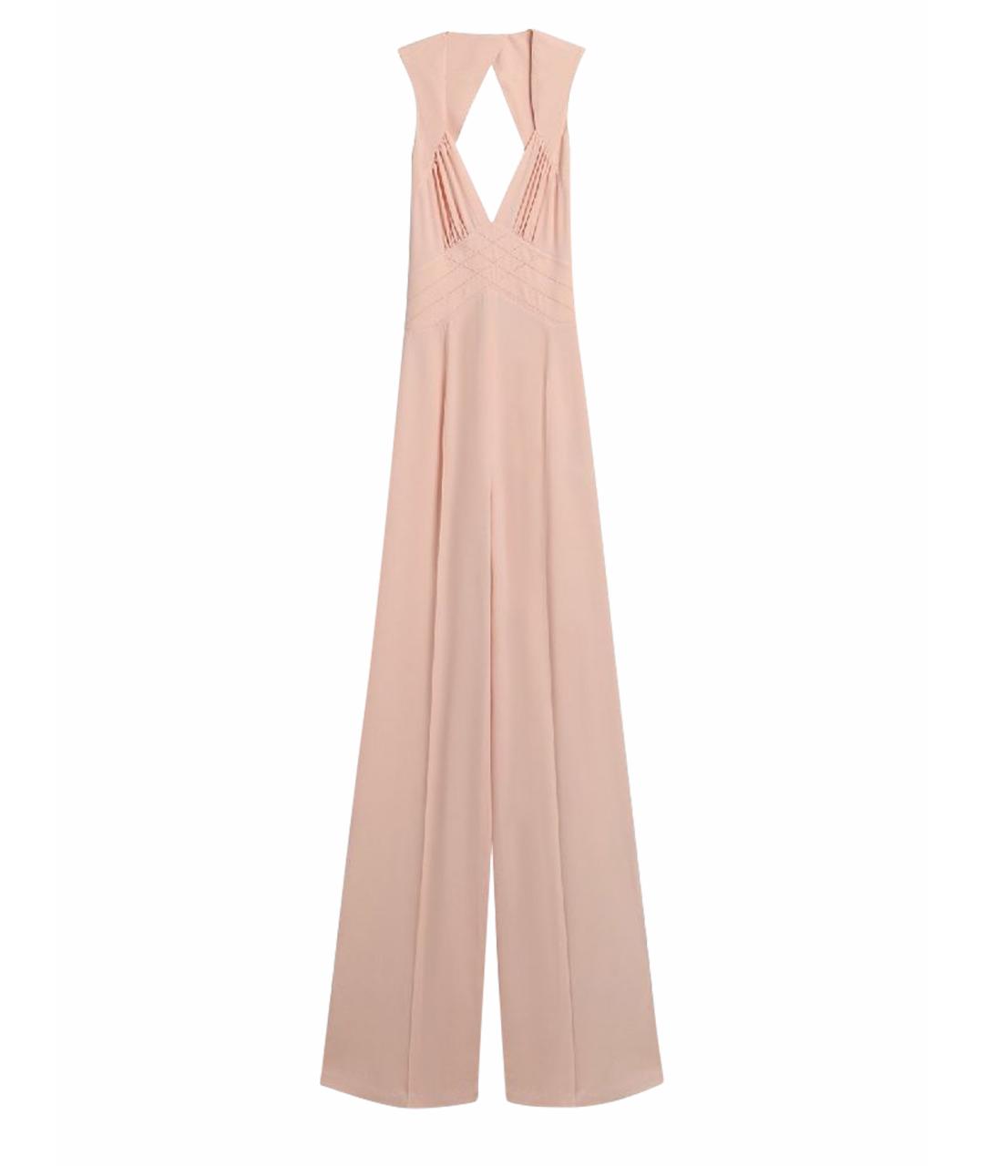 ERMANNO SCERVINO Коралловый ацетатный комбинезон, фото 1