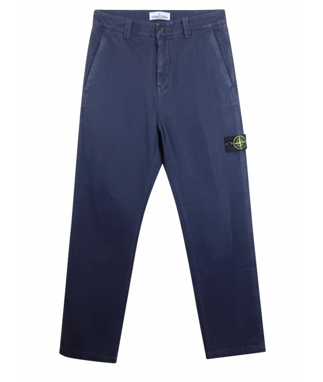 STONE ISLAND Синие деним повседневные брюки, фото 1