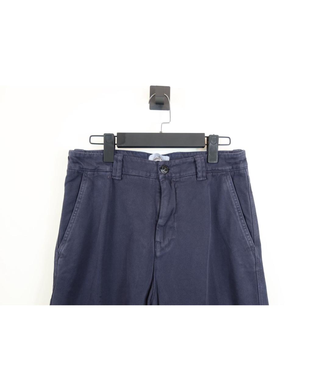 STONE ISLAND Синие деним повседневные брюки, фото 2