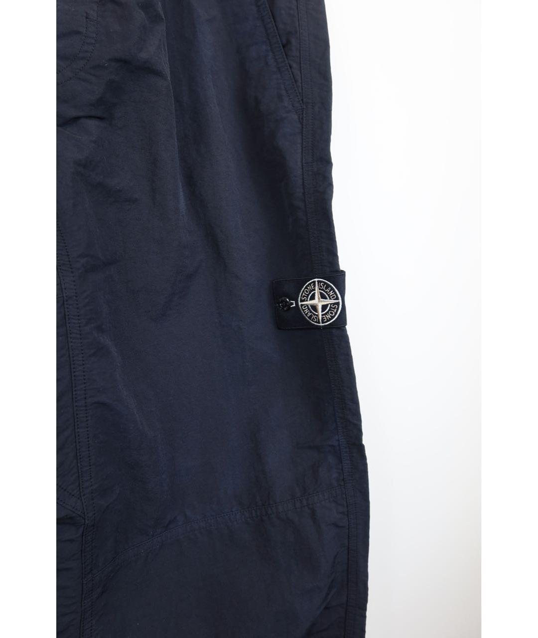 STONE ISLAND Черные повседневные брюки, фото 3