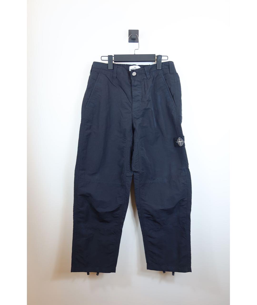 STONE ISLAND Черные повседневные брюки, фото 7