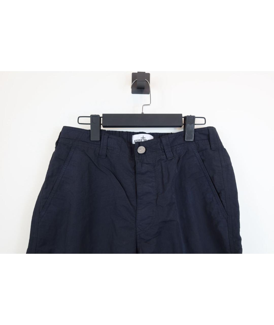 STONE ISLAND Черные повседневные брюки, фото 2