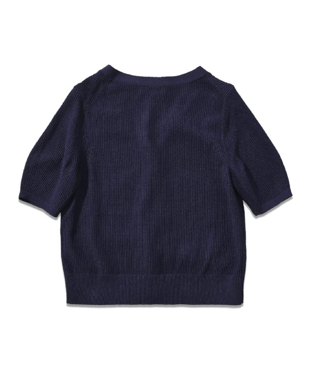 COS Темно-синий вискозный кардиган, фото 2