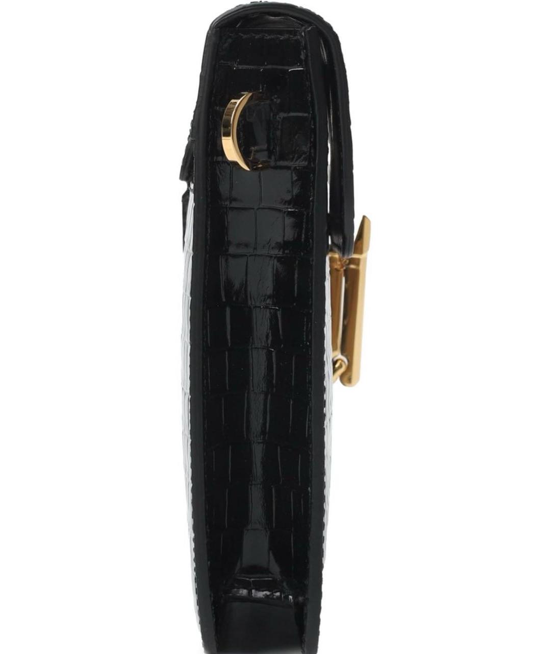 TOM FORD Черная кожаная барсетка, фото 4