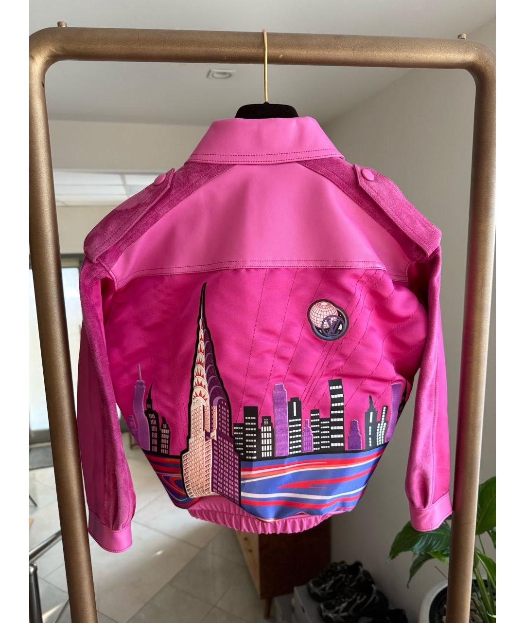 LOUIS VUITTON Фуксия куртка, фото 3