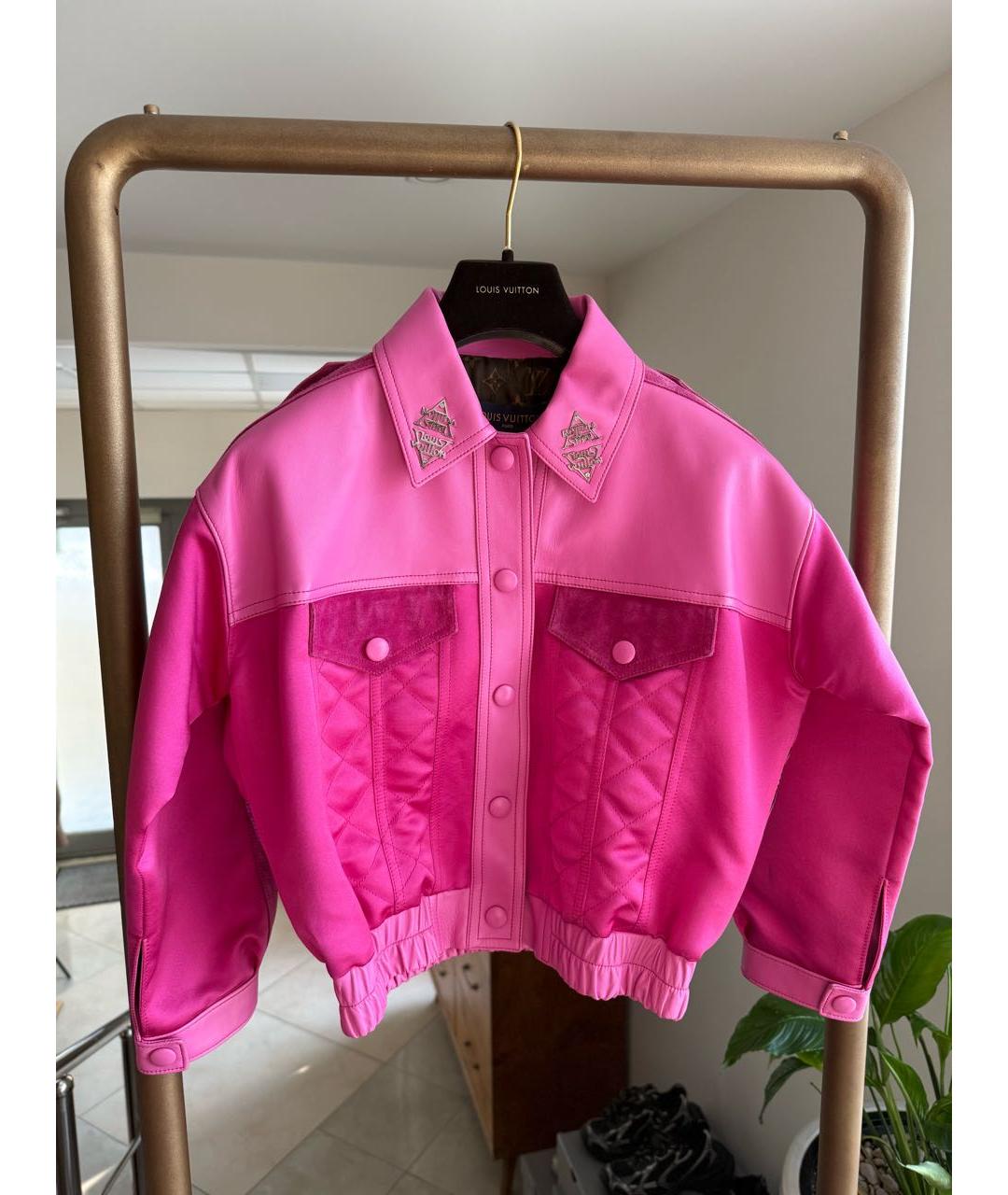 LOUIS VUITTON Фуксия куртка, фото 2