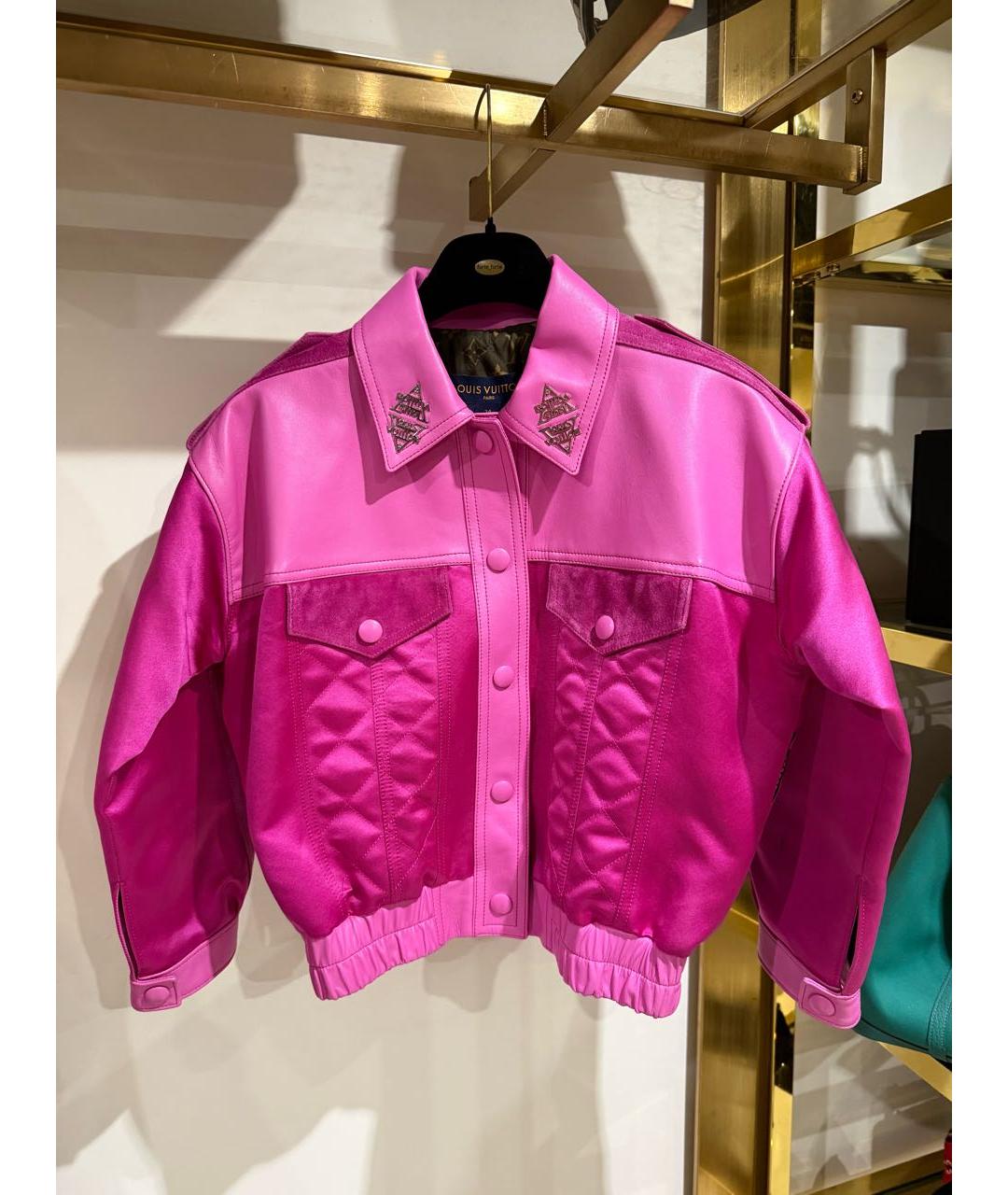 LOUIS VUITTON Фуксия куртка, фото 2