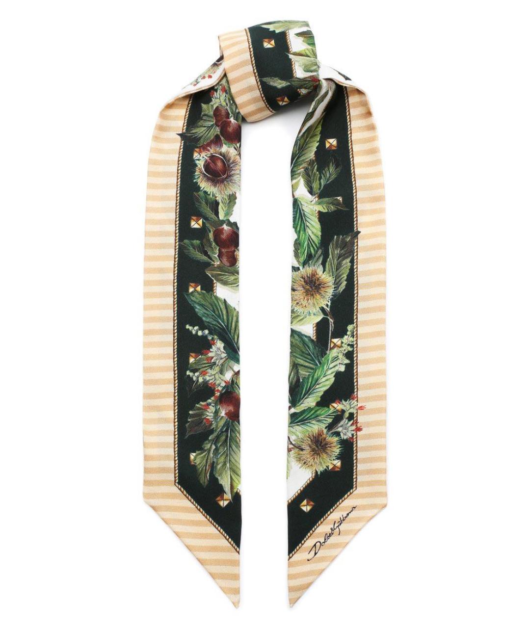 DOLCE&GABBANA Мульти шелковый платок, фото 1