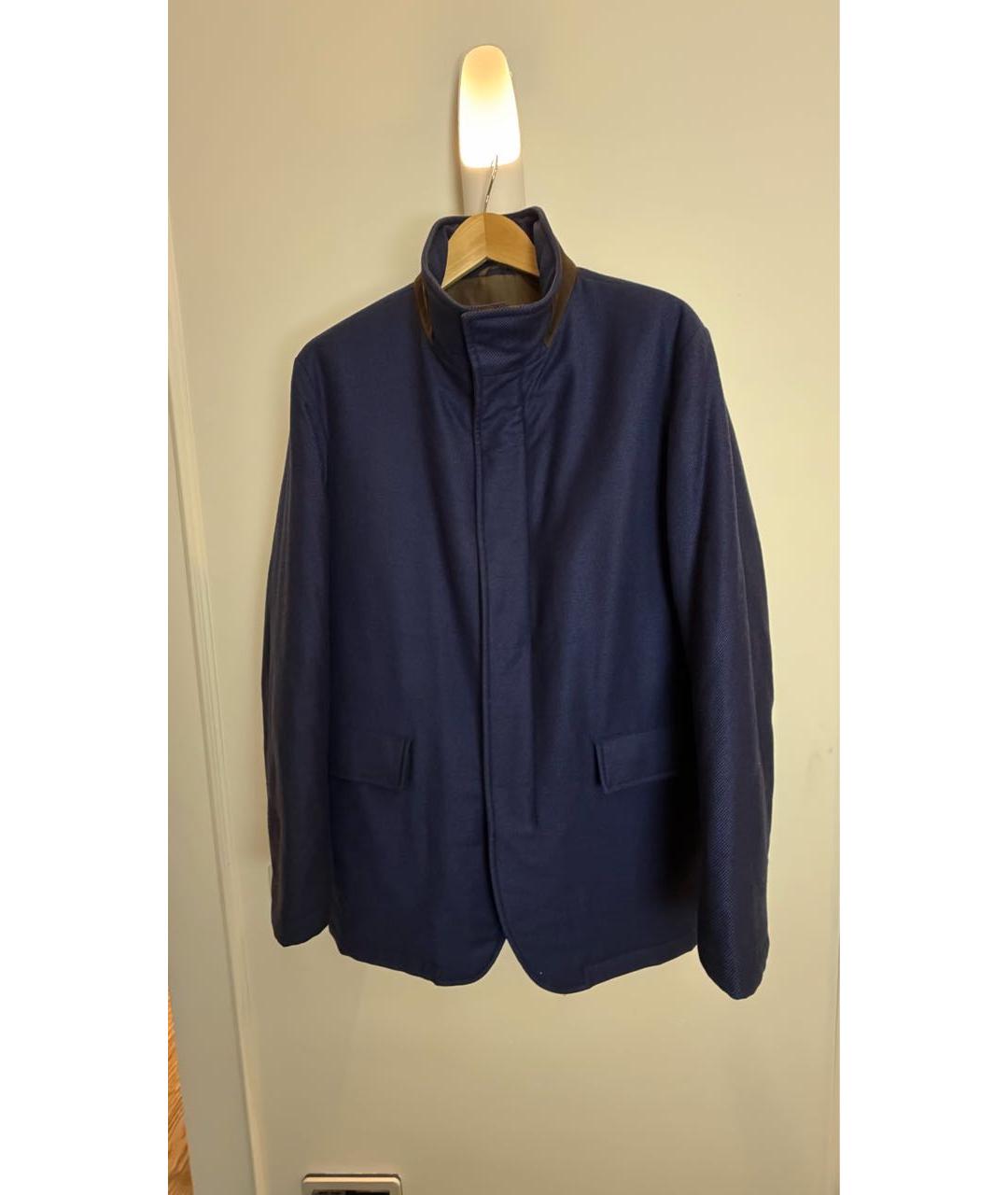 LORO PIANA Темно-синяя кашемировая куртка, фото 2