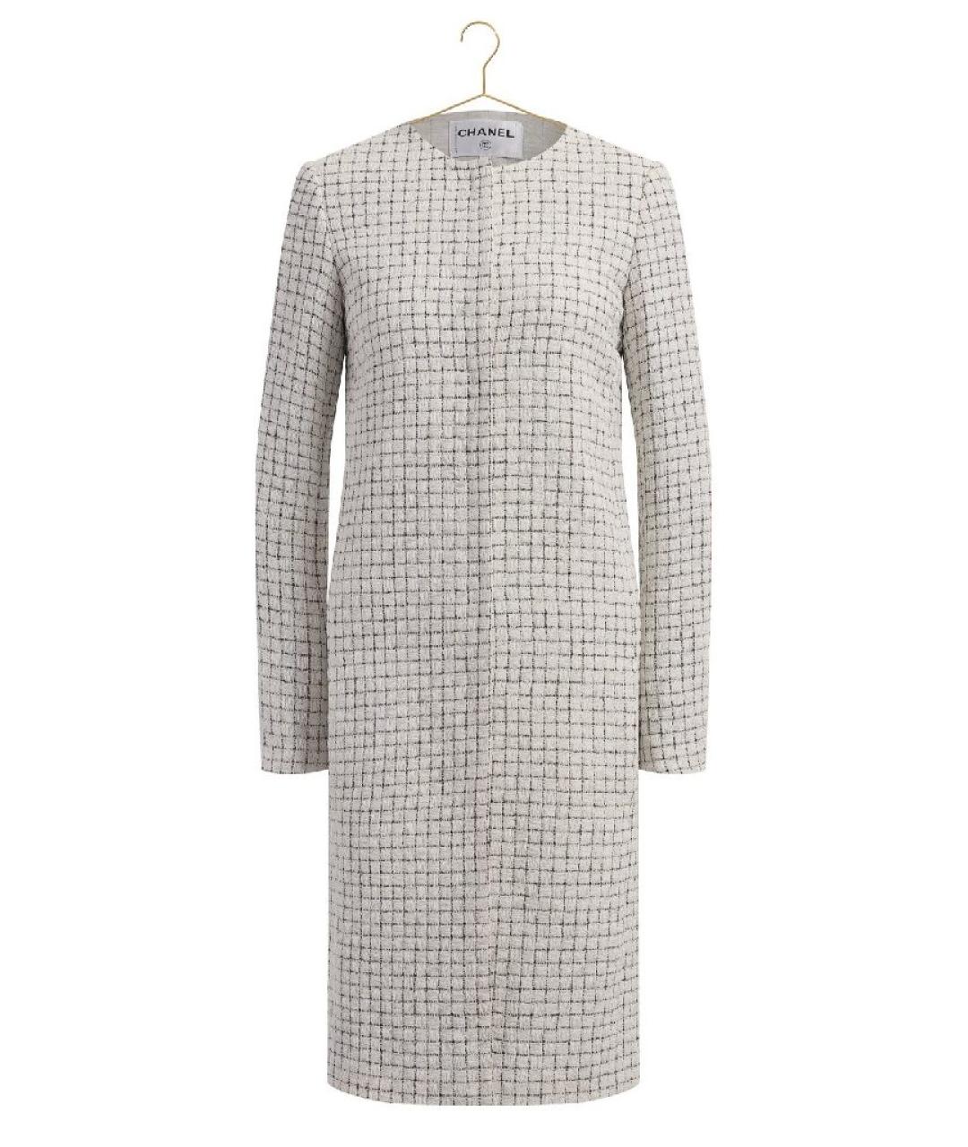 CHANEL Белый полиэстеровый костюм с юбками, фото 8