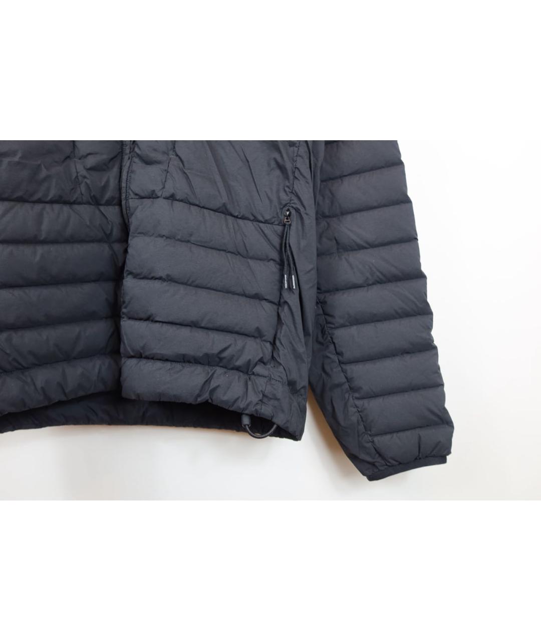 STONE ISLAND Черный пуховик, фото 4