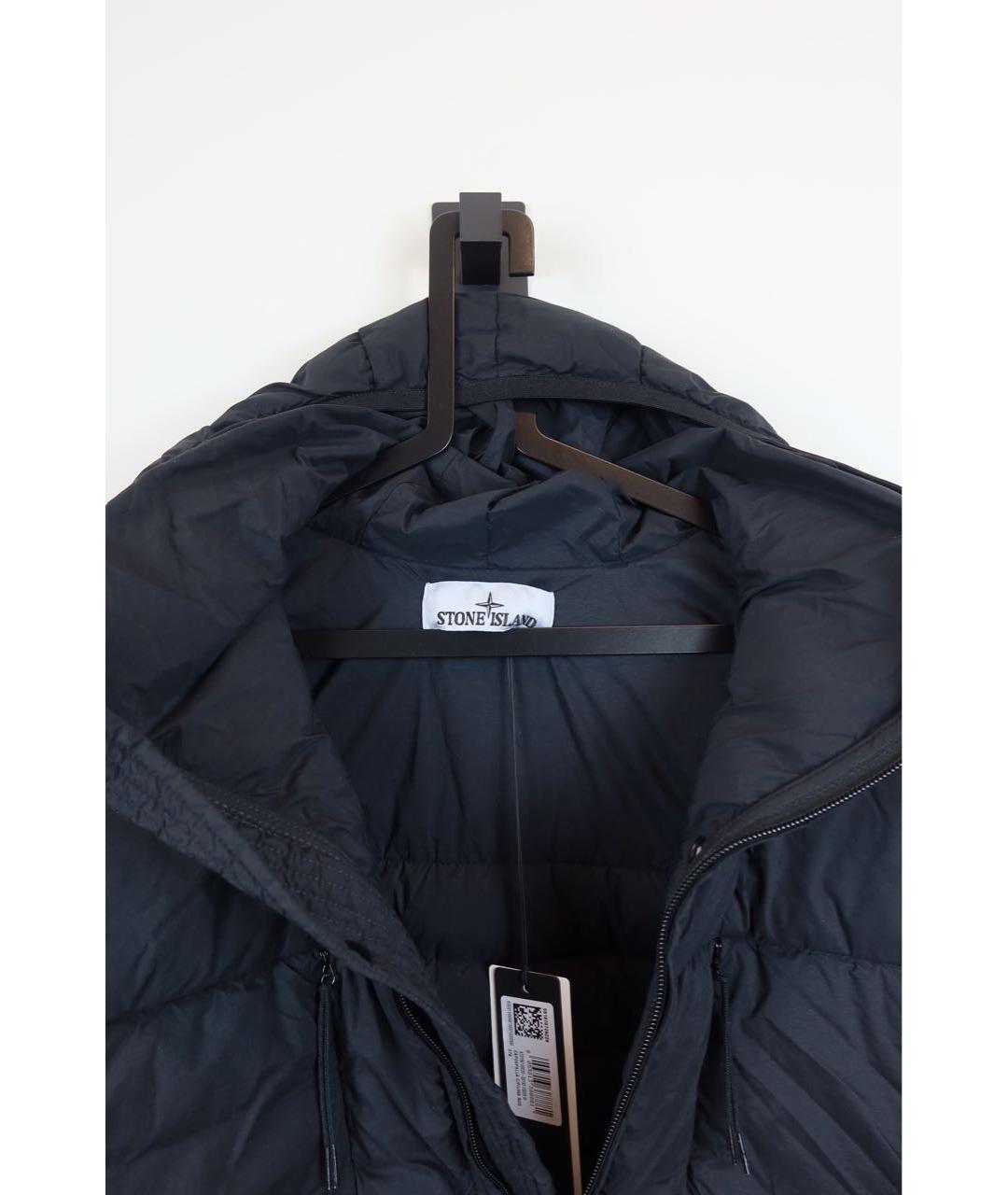 STONE ISLAND Черный пуховик, фото 6