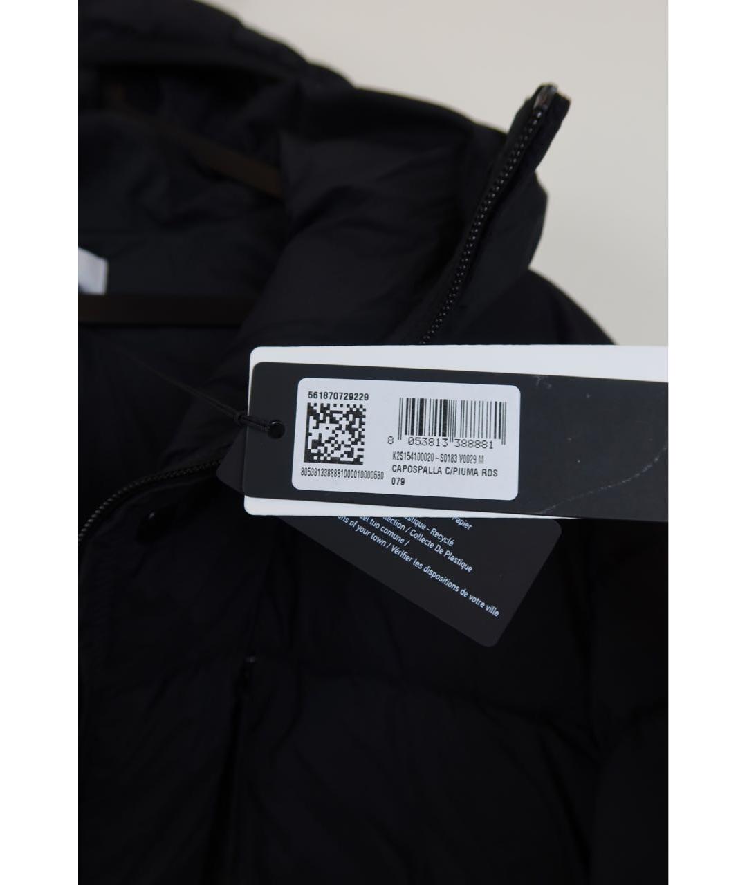 STONE ISLAND Черный пуховик, фото 7