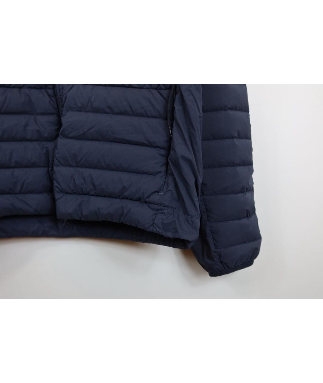 STONE ISLAND Темно-синий пуховик, фото 4