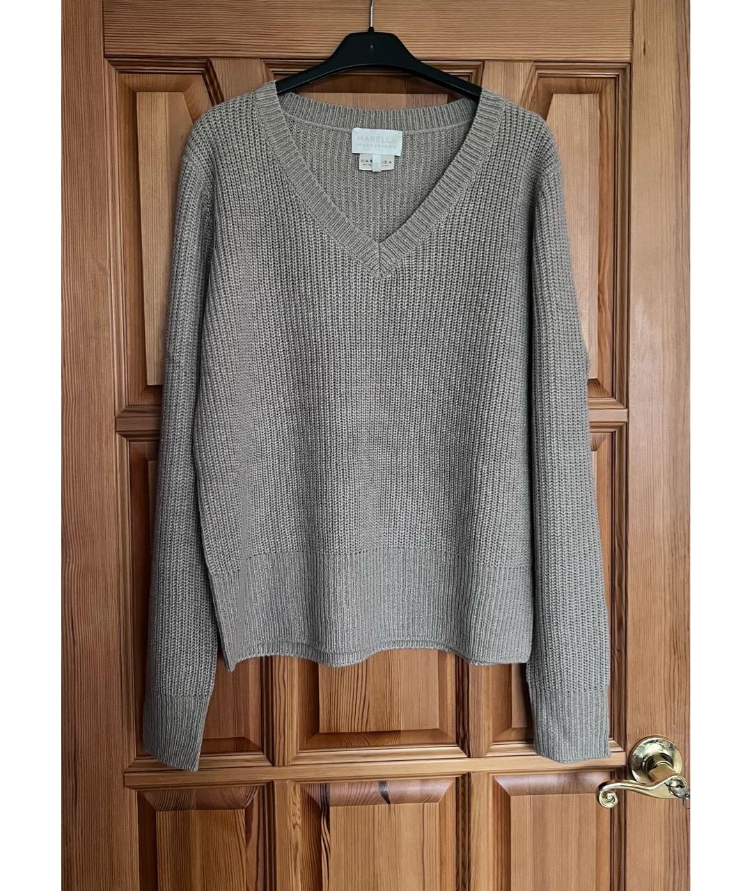 MAX MARA Бежевый джемпер / свитер, фото 4