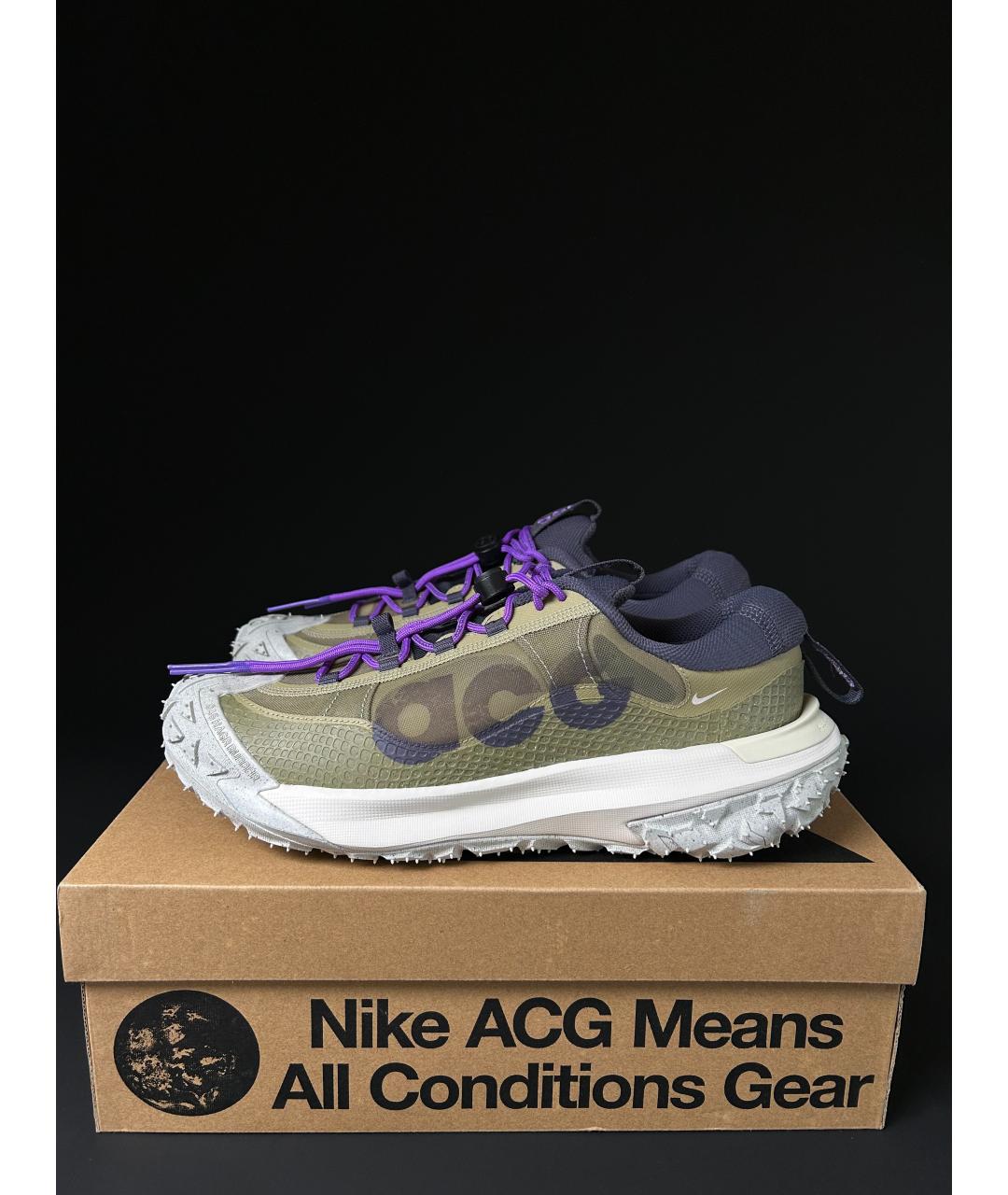 NIKE ACG Коричневые низкие кроссовки / кеды, фото 2