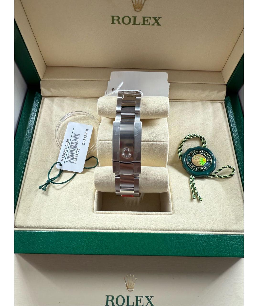 ROLEX Серебряные часы из белого золота, фото 2