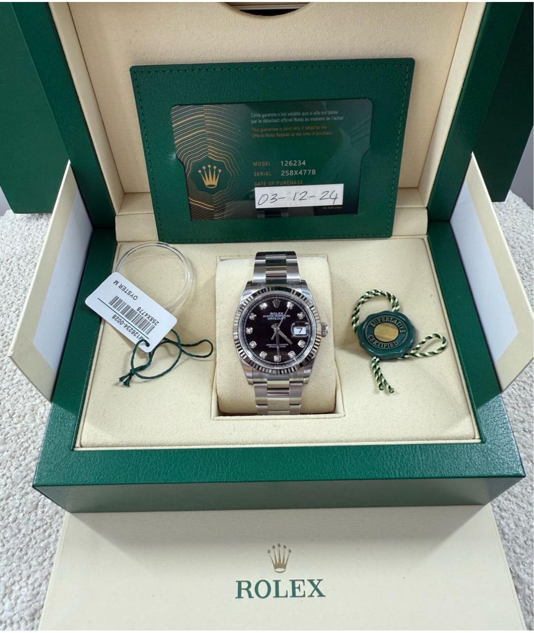 ROLEX Серебряные часы из белого золота, фото 7