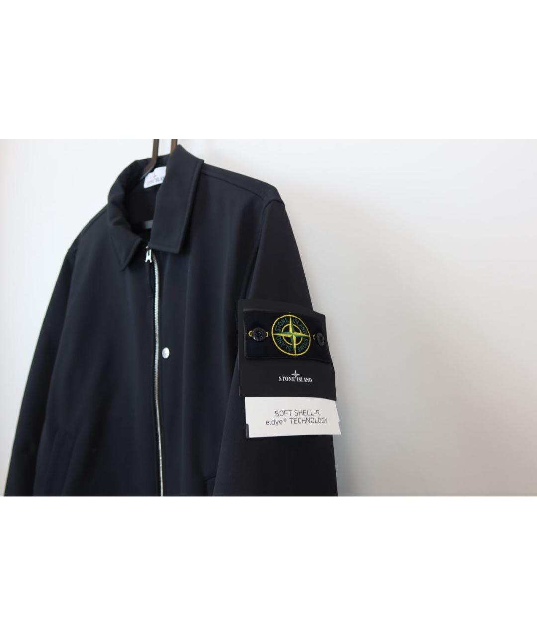 STONE ISLAND Черная куртка, фото 4