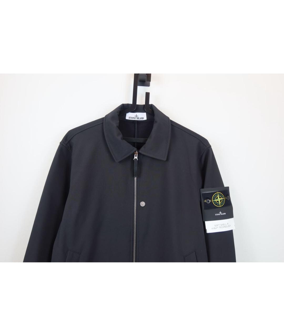 STONE ISLAND Черная куртка, фото 2
