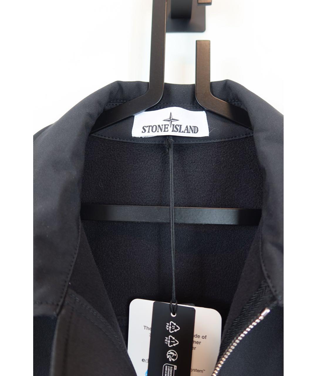 STONE ISLAND Черная куртка, фото 5