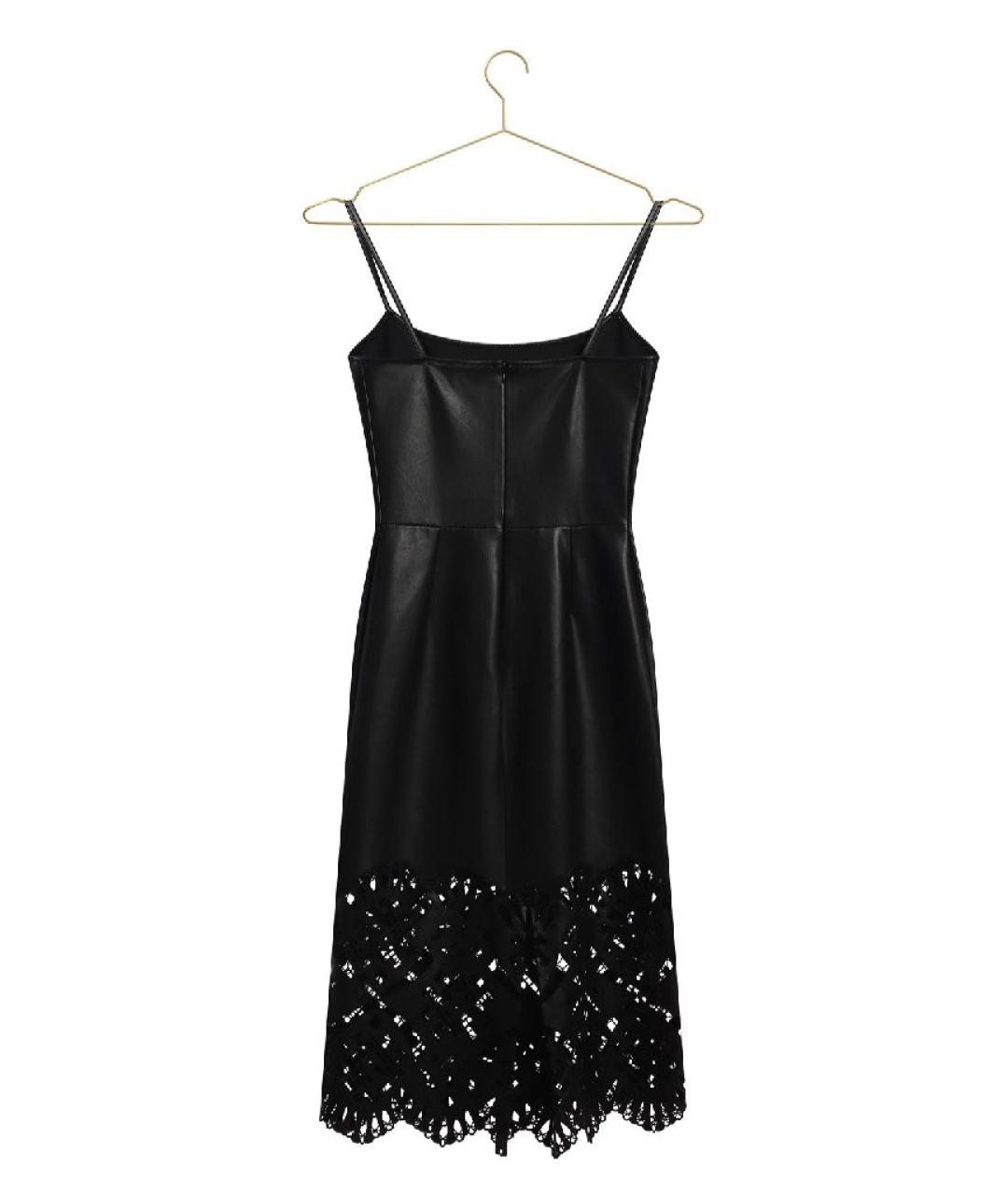 ERMANNO SCERVINO Черный полиамидовый сарафан, фото 2