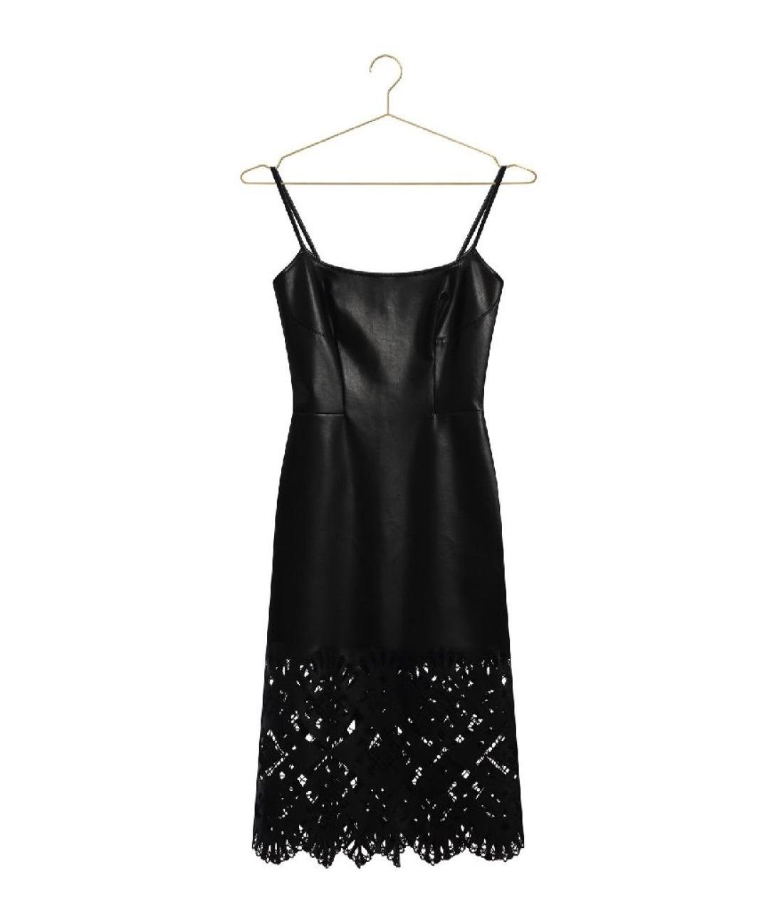 ERMANNO SCERVINO Черный полиамидовый сарафан, фото 5