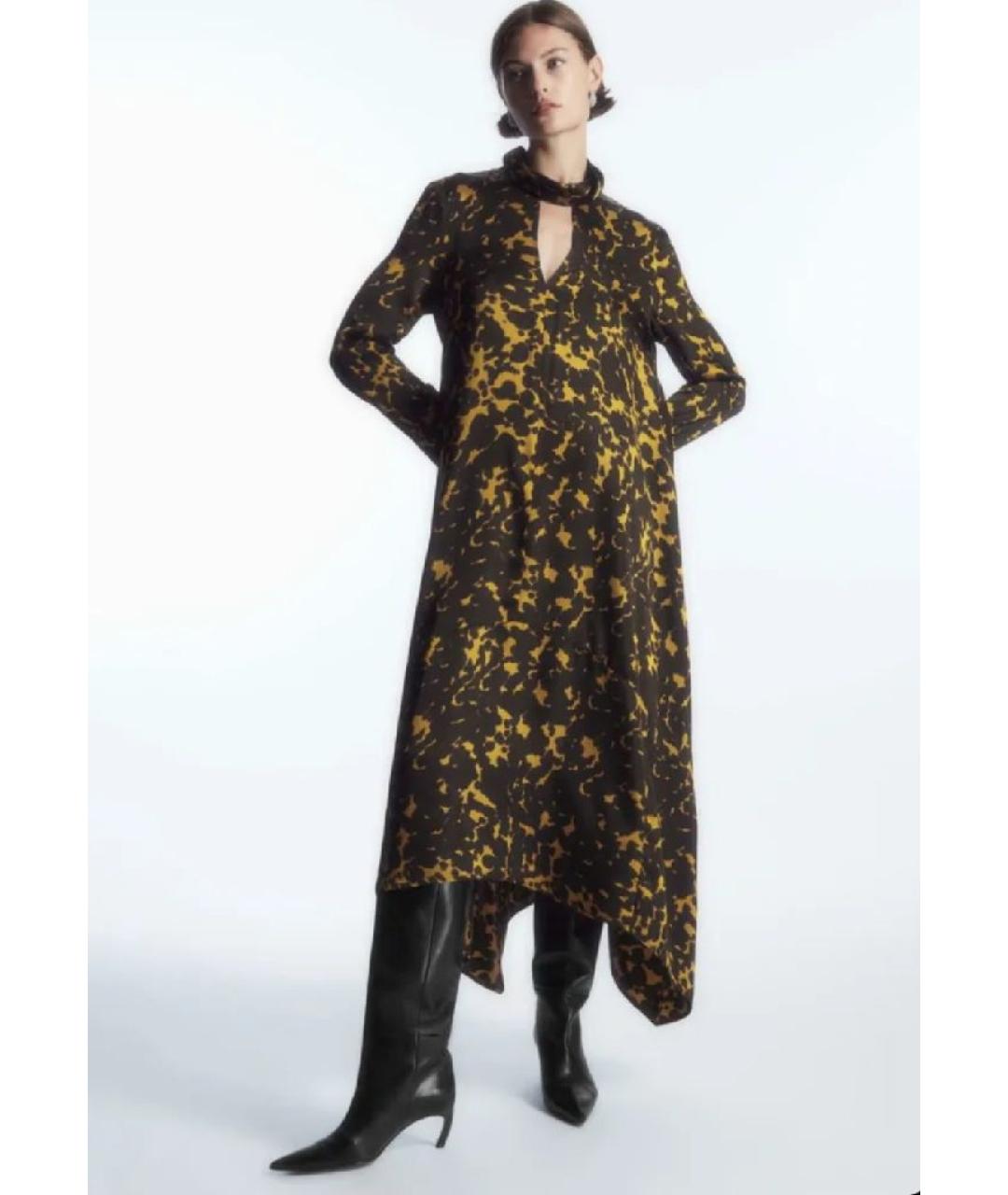 COS Мульти ацетатное вечернее платье, фото 2