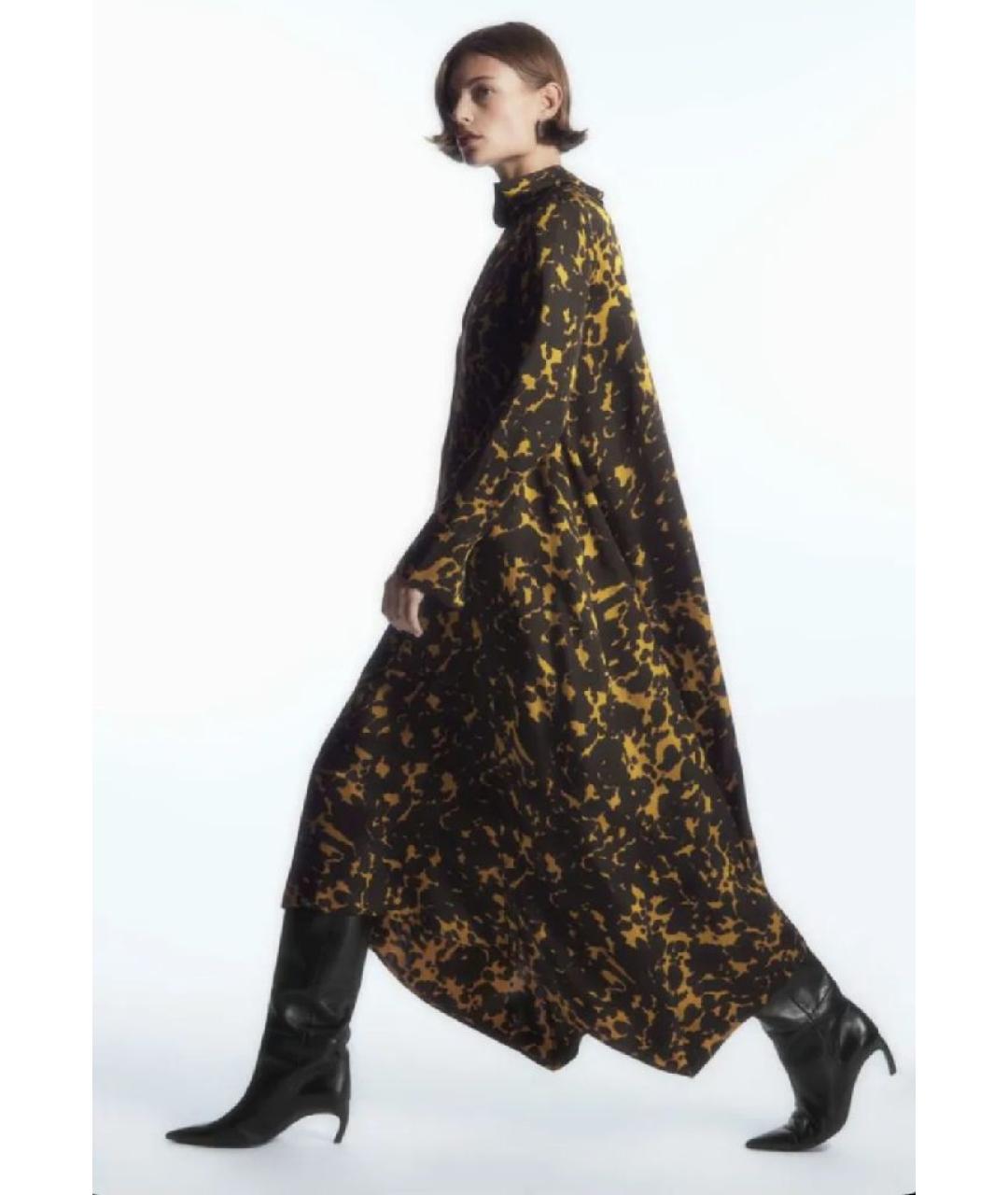 COS Мульти ацетатное вечернее платье, фото 5