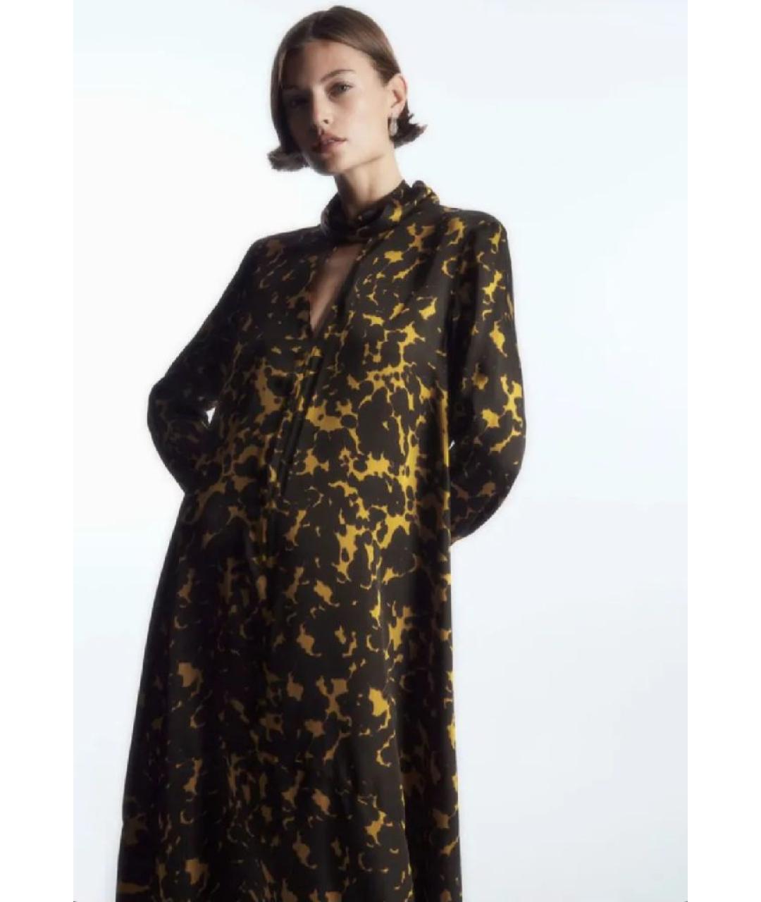 COS Мульти ацетатное вечернее платье, фото 4