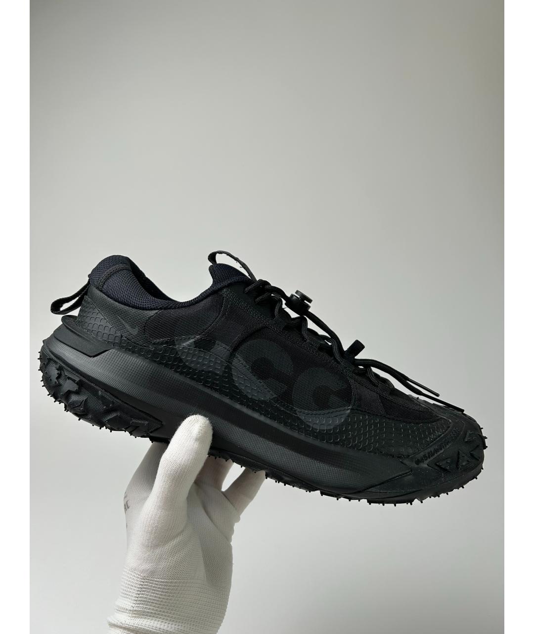 NIKE ACG Черные резиновые низкие кроссовки / кеды, фото 2