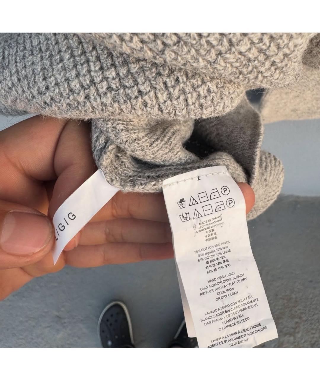 MICHAEL KORS Серый хлопковый джемпер / свитер, фото 6