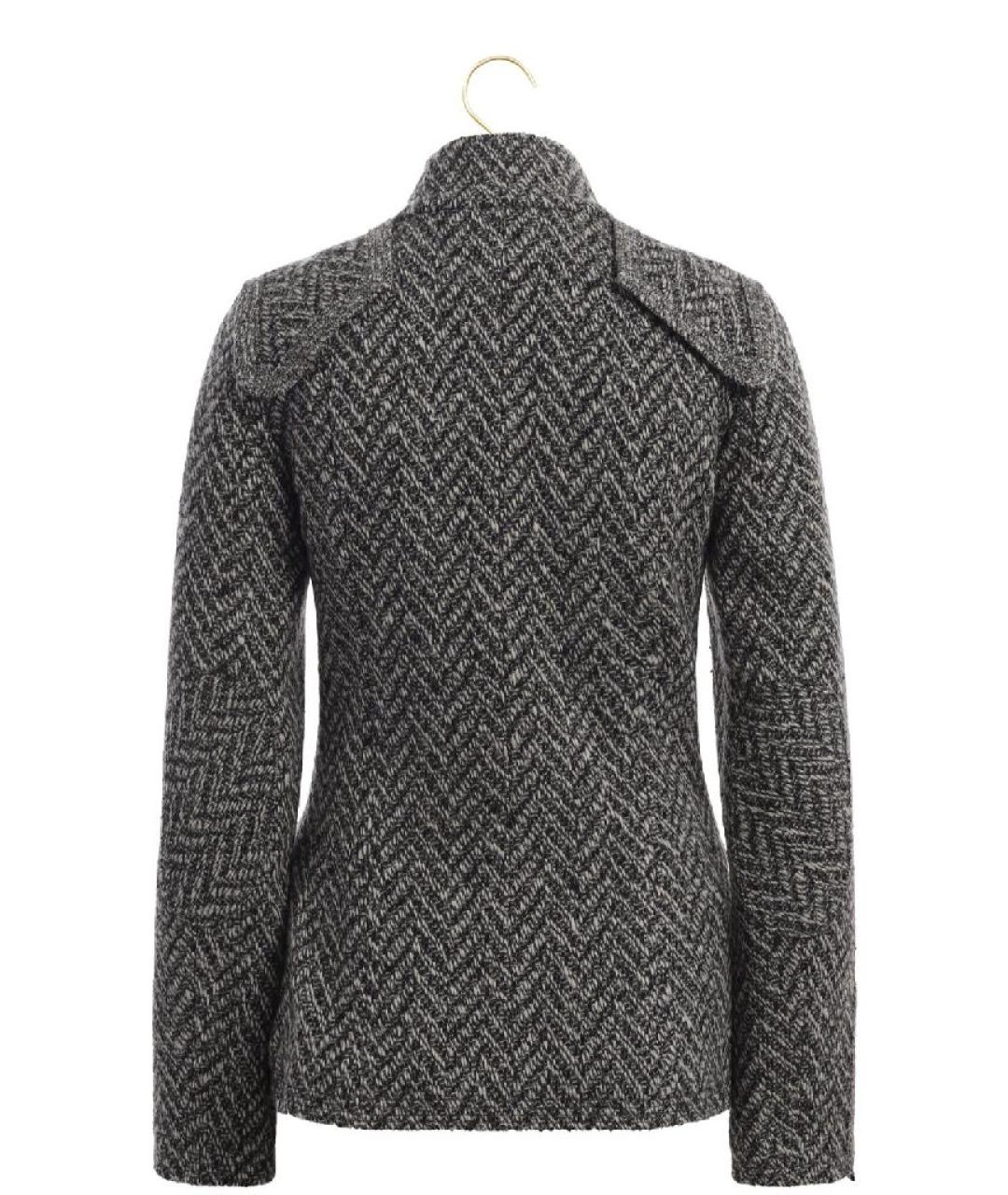 CHANEL Серое шерстяное пальто, фото 2