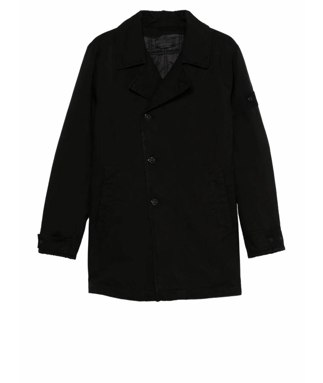 STONE ISLAND Черное пальто, фото 1