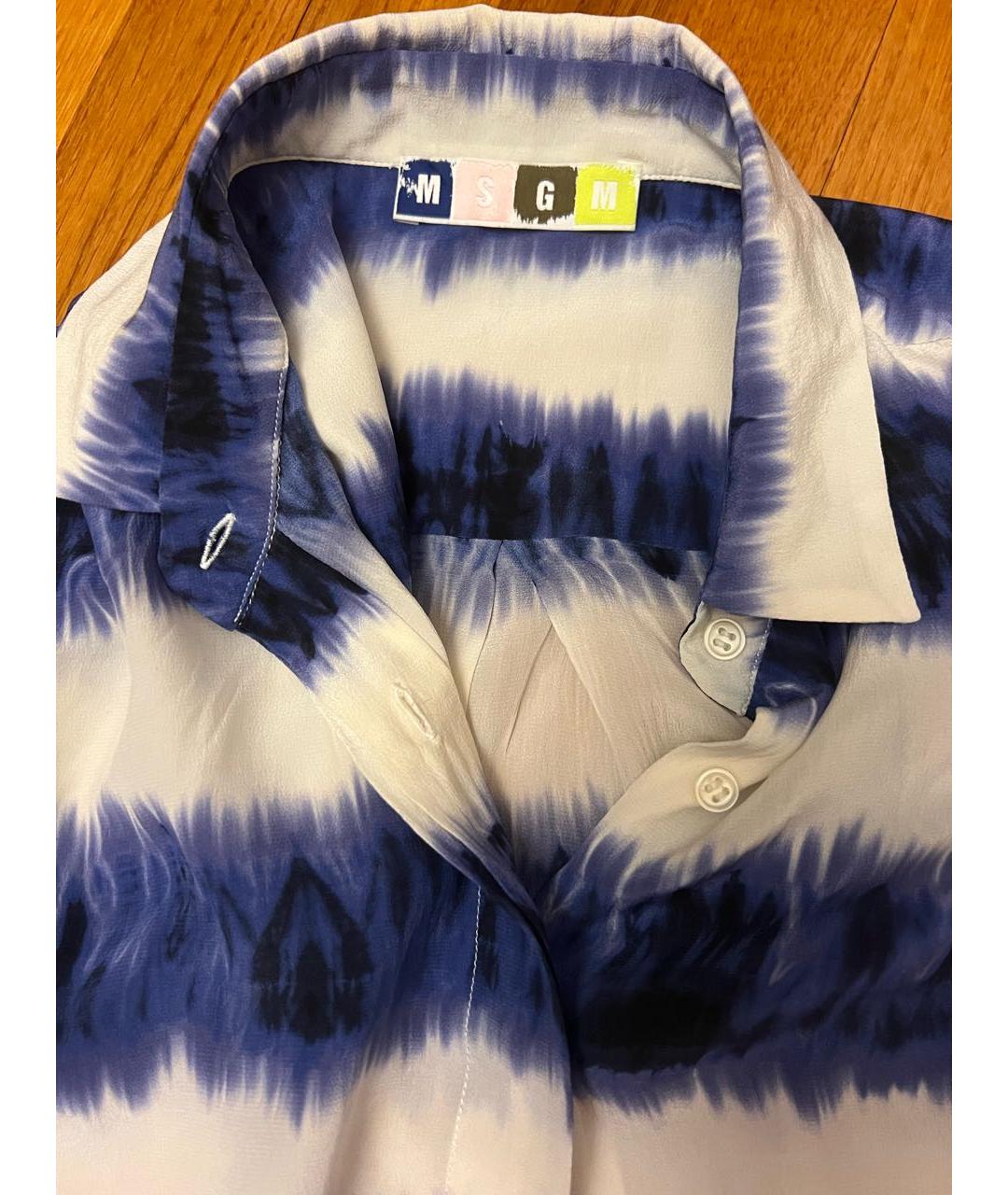 MSGM Синяя блузы, фото 4