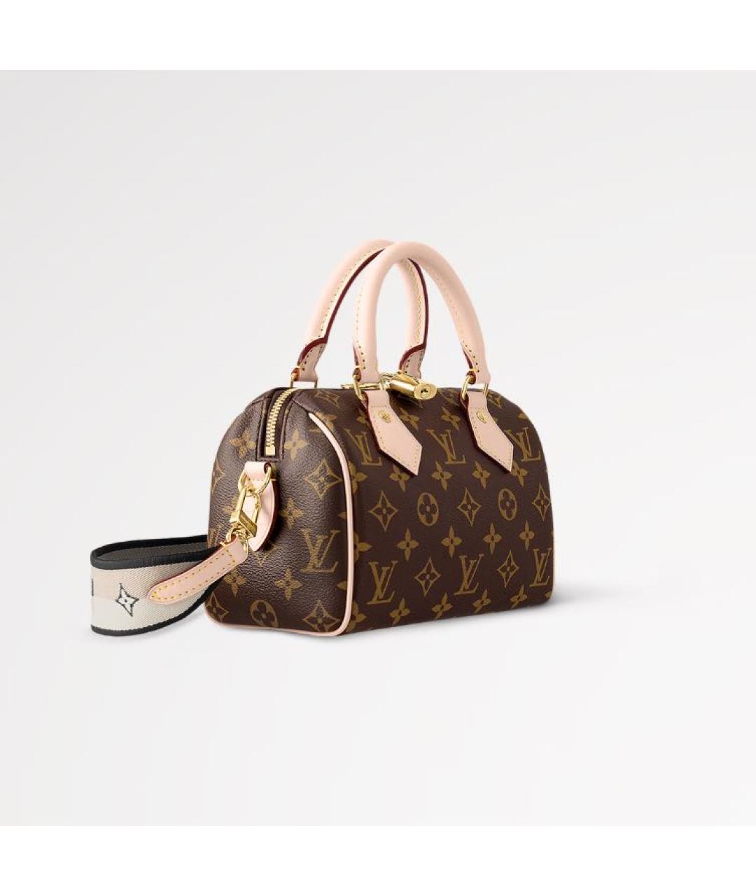 LOUIS VUITTON Коричневая сумка с короткими ручками, фото 3