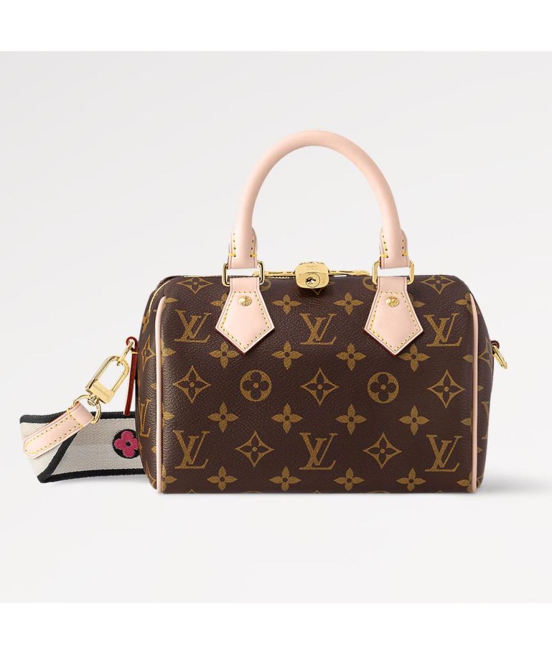 LOUIS VUITTON Коричневая сумка с короткими ручками, фото 7